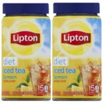 Lipton (pack of 2) Diet Iced Tea Mix Lemon (4.4 oz Makes 15 Quarts) Free SHIP.